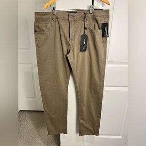 Liverpool Jeans Mens Size 40W X 32L Kingston Straight Military Green Stretch NWT